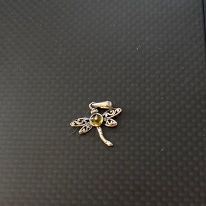 Dragonfly sterling pendant